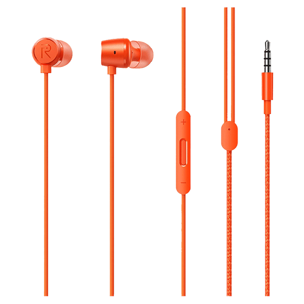 Buy realme Buds 2 RMA155 Wired Earphone with Mic In Ear Orange